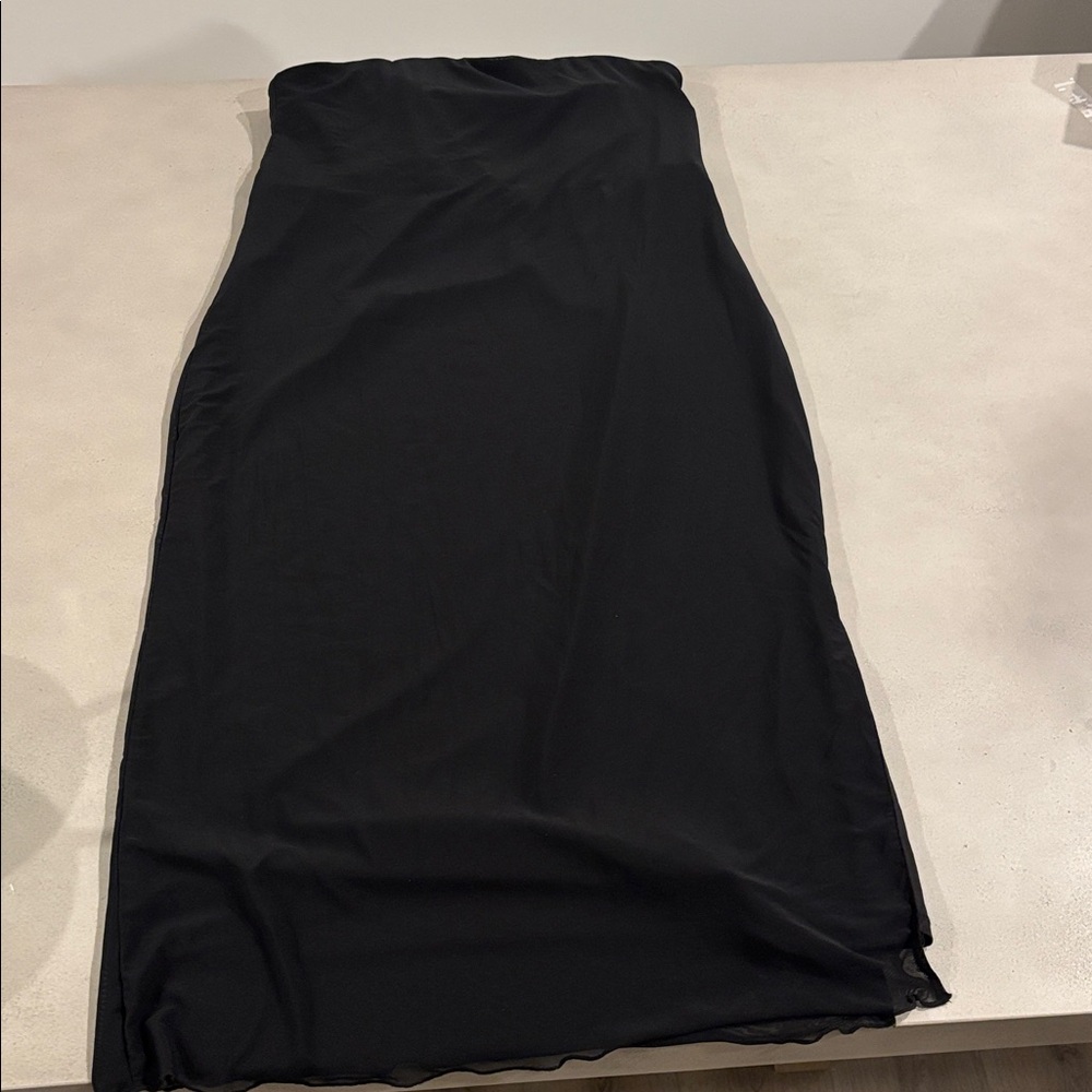 City Chic Black Strapless Midi - Picture 3 of 7